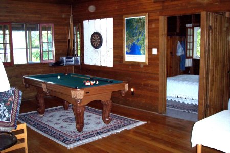 Pool Table in The Great Room
